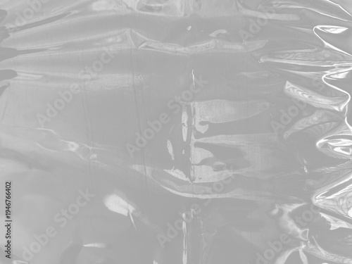 Slika na platnu polyethylene cling wrap plastic film wrinkled texture transparent reflective hig