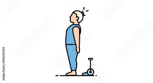 Person standing on a scale showing weight gain.