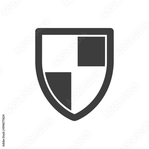 Close-up of a shield emblem with a cross and border design. Free Download Close-up of a shield emblem with a cross and border design. - GFXLoad