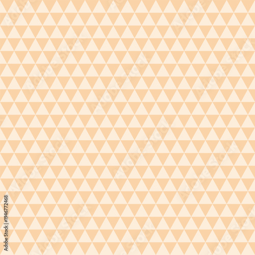 Seamless cream and beige geometric triangle pattern. Modern repeating background for wallpaper, packaging, textile, branding, and web design.