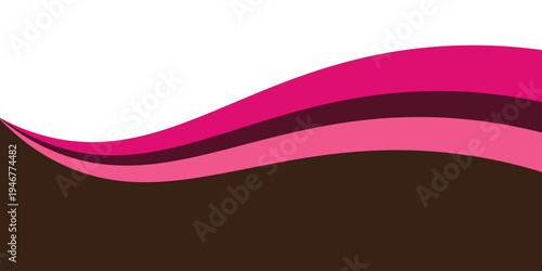 "Colorful abstract wave background with vibrant pink, maroon, and brown curves. Modern design ideal for banners, presentations, and websites."