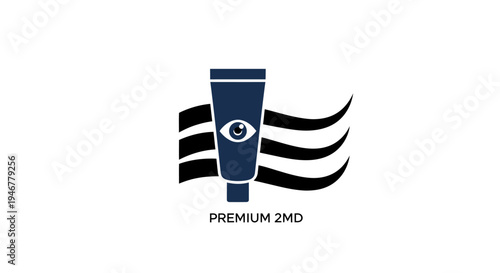 Premium skincare product logo design.