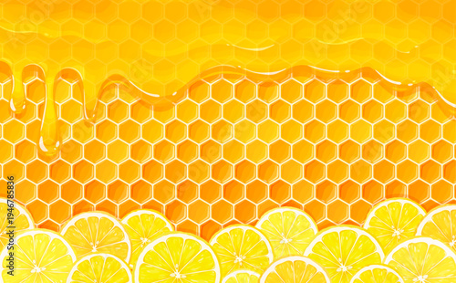 はちみつレモンのフレーム1_横