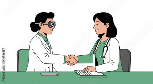 Medical Professionals Collaborating And Agreeing On Healthcare Procedures Or Treatment Plans