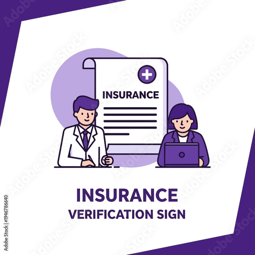 Medical Professionals Discuss Healthcare Insurance Agreement for Patient Verification Document