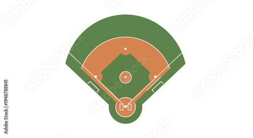Baseball Field Diamond Layout.