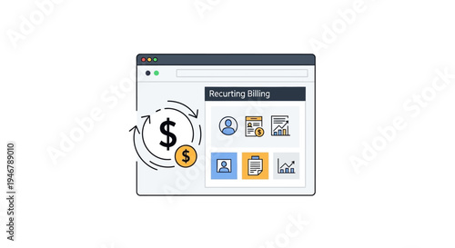 Online money transfer and accounting concept.