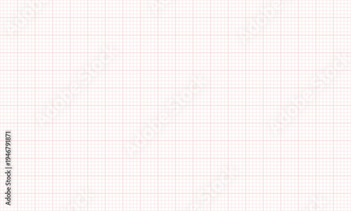 Graph Paper Sheet with Red Grid Lines Texture Vector