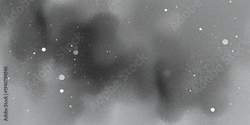 A dark blue night sky textured with rain drops on the window reflects a glowing nebula amidst distant stars and ethereal moonlit clouds