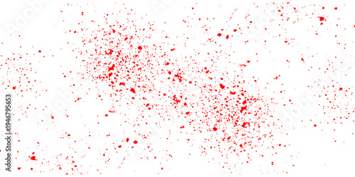 A grunge red watercolor paint splash vector illustration featuring an artistic blood splatter texture and liquid ink drops on an isolated paper pattern for a creative Christmas heart design