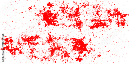 Red paint ink splat background featuring a grunge blood splatter texture with a vector art drip design for a decorative Christmas wallpaper backdrop