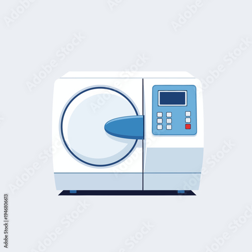 Modern Autoclave Unit: High-Tech Sterilization Equipment For Hygienic Medical Practices