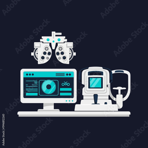 Modern Ophthalmic Equipment: Digital Eye Examination Tools for Vision Healthcare and Eye Care