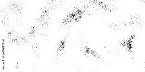 Abstract topographic lines pattern black and white background