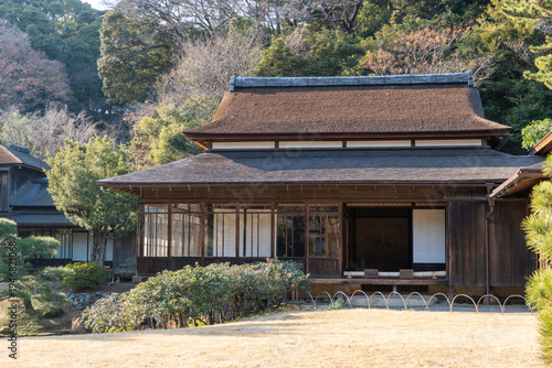 old wooden Japanese house