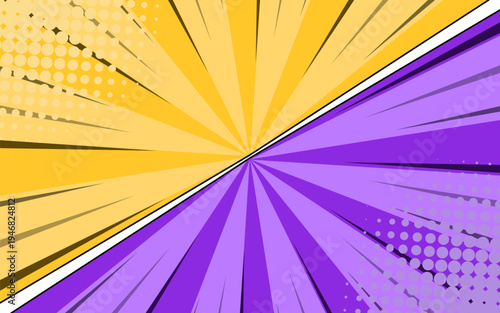 fight vs comic background with radial effect.