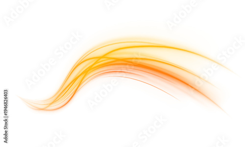 Orange and yellow neon swirls flow with dynamic energy and bright glowing edges. Curved motion streaks illustrate speed and fluidity. Perfect for futuristic digital banners and tech visuals.