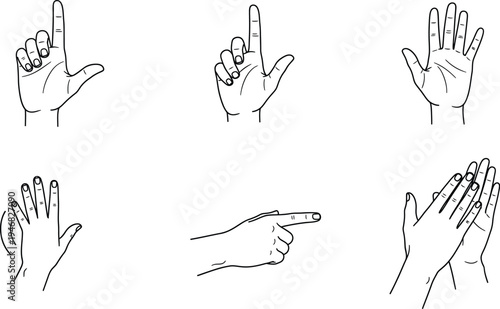 Hand gestures and signs