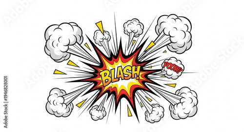 Explosion Comic Book Style Blast.