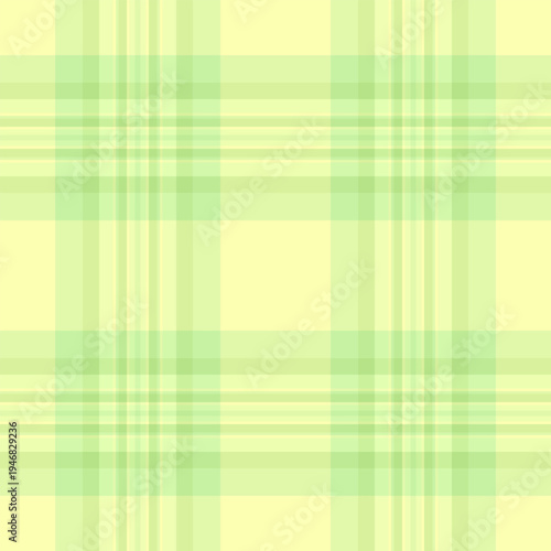 Regular vector tartan pattern, household check textile plaid. Oktoberfest fabric background texture seamless in lime and green colors.