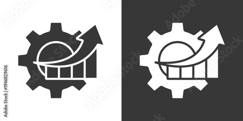 Performance Management Icon Set Vector Collection Isolated In Black And White
