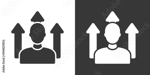 Skill Development Icon Set Vector Collection Isolated In Black And White