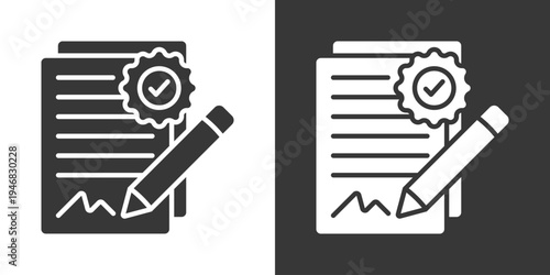 Appraisal Icon Set Vector Collection Isolated In Black And White