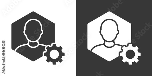 Self Development Icon Set Vector Collection Isolated In Black And White
