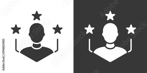 Competence Icon Set Vector Collection Isolated In Black And White