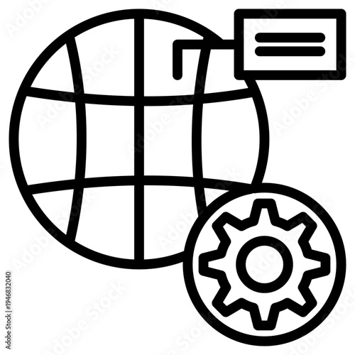Network Outline Icon