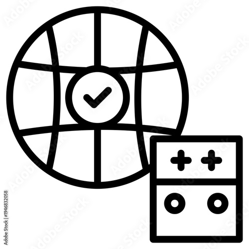 Security Outline Icon