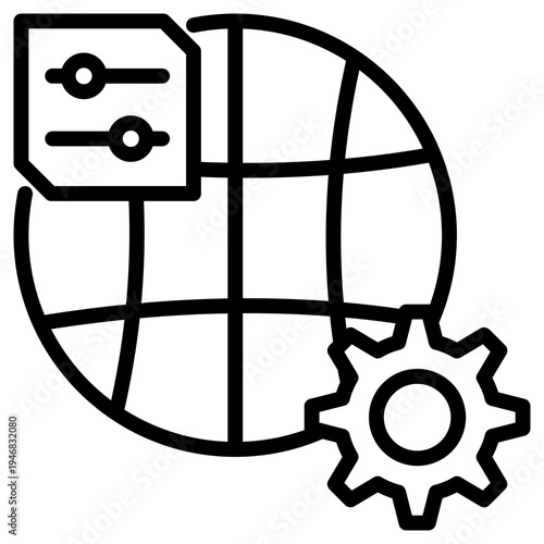 Settings Outline Icon