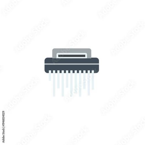 Document Shredder Icon - Data Destruction