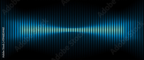 Vector Illustration abstract geometric stripe line pattern background. Graphic design wave lines shape on dark blue gradient color, digital technology, futuristic concept