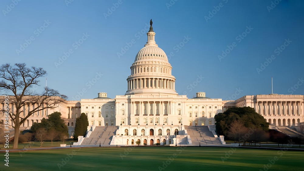 Fototapeta premium capitol building washington dc