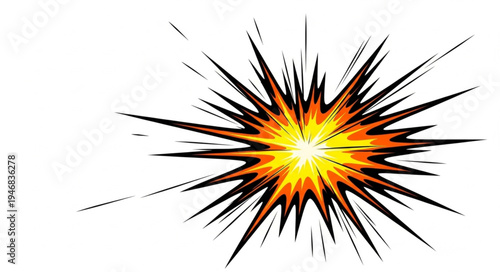 Explosion Fire Blast Effect.