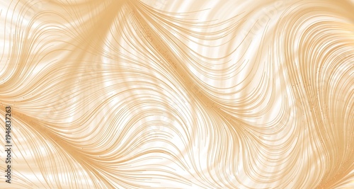Abstract gold swirls on a c...