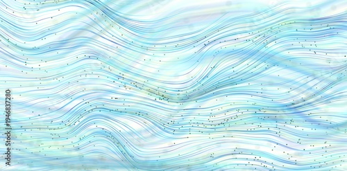 Abstract flowing lines in b...