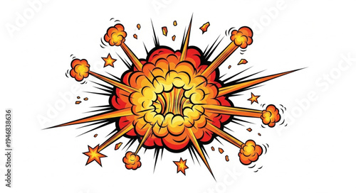 Explosion Fire Blast Energy.