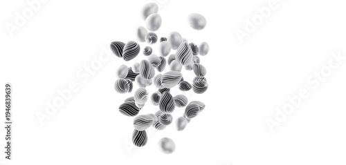 Abstract design of flowing ...