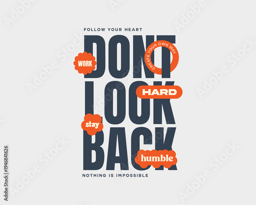 Motivational Typography Design with Inspiring Quotes.