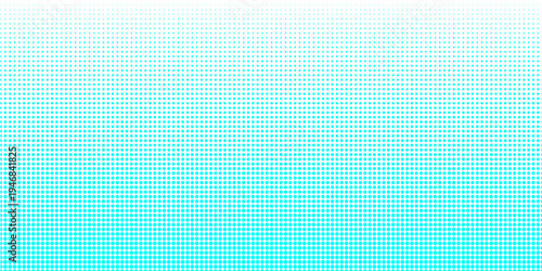 Abstract blue halftone dots gradient background with circles pattern for modern pop art design. vector illustration