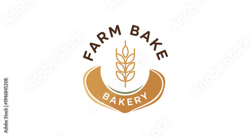 Baker logo with wheat emblem.