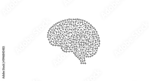 Brain made of small words.