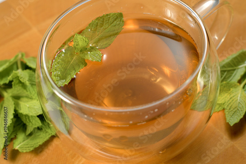 Tableau sur toile Herbal tea is a natural solution that can alleviate stress and enhance overall health