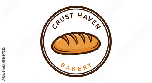 Crust Haven Bakery Logo Bread 1.