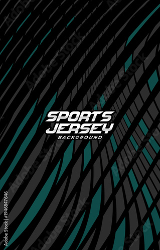Black and green pattern sports jersey backgound