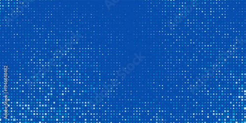 Rectangle abstract blue Tech Finance Fintech Background Abstract Pixel Pattern. Abstract Business Tech Science design