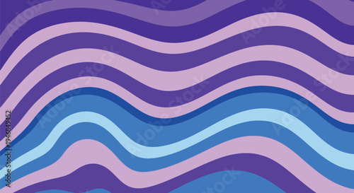 Colorful abstract green wavy lines background with smooth gradient flowing curves modern pattern design