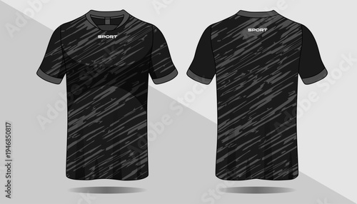 Black short sleeve t shirts.